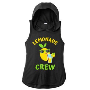 Lemonade Crew Matching Funny Lemon Juice Lover Squeezy Boss Ladies PosiCharge Tri-Blend Wicking Draft Hoodie Tank