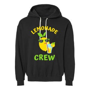 Lemonade Crew Matching Funny Lemon Juice Lover Squeezy Boss Garment-Dyed Fleece Hoodie