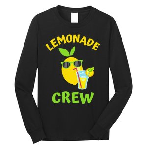 Lemonade Crew Matching Funny Lemon Juice Lover Squeezy Boss Long Sleeve Shirt