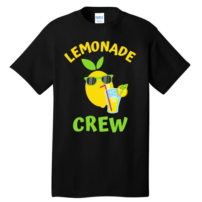 Lemonade Crew Matching Funny Lemon Juice Lover Squeezy Boss Tall T-Shirt