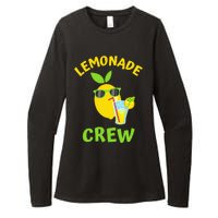 Lemonade Crew Matching Funny Lemon Juice Lover Squeezy Boss Womens CVC Long Sleeve Shirt