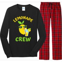 Lemonade Crew Matching Funny Lemon Juice Lover Squeezy Boss Long Sleeve Pajama Set