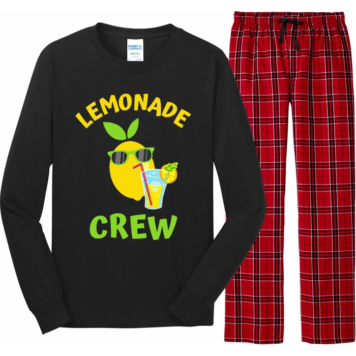 Lemonade Crew Matching Funny Lemon Juice Lover Squeezy Boss Long Sleeve Pajama Set