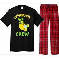 Lemonade Crew Matching Funny Lemon Juice Lover Squeezy Boss Pajama Set