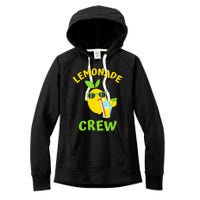 Lemonade Crew Matching Funny Lemon Juice Lover Squeezy Boss Women's Fleece Hoodie