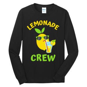 Lemonade Crew Matching Funny Lemon Juice Lover Squeezy Boss Tall Long Sleeve T-Shirt