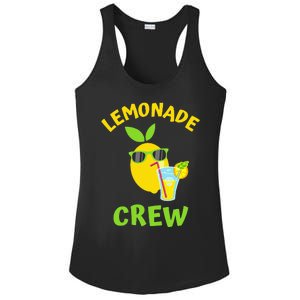 Lemonade Crew Matching Funny Lemon Juice Lover Squeezy Boss Ladies PosiCharge Competitor Racerback Tank