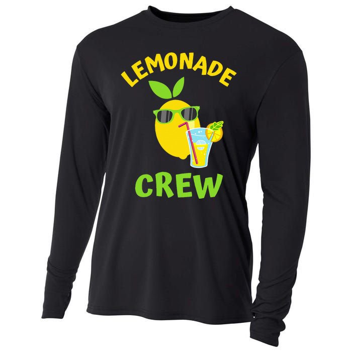 Lemonade Crew Matching Funny Lemon Juice Lover Squeezy Boss Cooling Performance Long Sleeve Crew