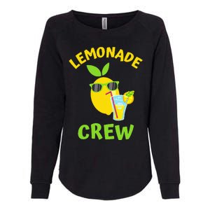 Lemonade Crew Matching Funny Lemon Juice Lover Squeezy Boss Womens California Wash Sweatshirt