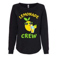 Lemonade Crew Matching Funny Lemon Juice Lover Squeezy Boss Womens California Wash Sweatshirt