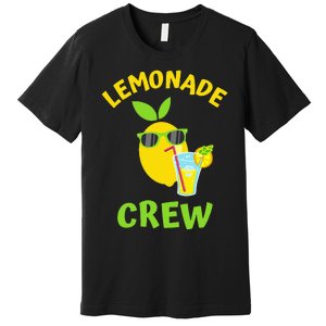 Lemonade Crew Matching Funny Lemon Juice Lover Squeezy Boss Premium T-Shirt