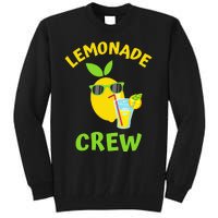 Lemonade Crew Matching Funny Lemon Juice Lover Squeezy Boss Tall Sweatshirt