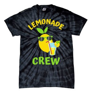 Lemonade Crew Matching Funny Lemon Juice Lover Squeezy Boss Tie-Dye T-Shirt