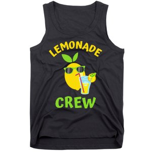 Lemonade Crew Matching Funny Lemon Juice Lover Squeezy Boss Tank Top