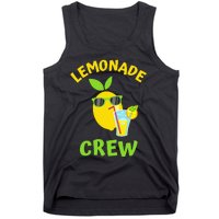 Lemonade Crew Matching Funny Lemon Juice Lover Squeezy Boss Tank Top