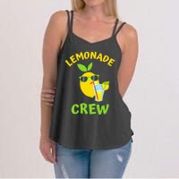 Lemonade Crew Matching Funny Lemon Juice Lover Squeezy Boss Women's Strappy Tank