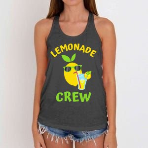 Lemonade Crew Matching Funny Lemon Juice Lover Squeezy Boss Women's Knotted Racerback Tank