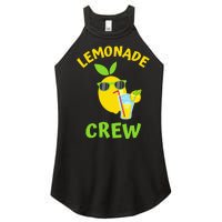 Lemonade Crew Matching Funny Lemon Juice Lover Squeezy Boss Women's Perfect Tri Rocker Tank