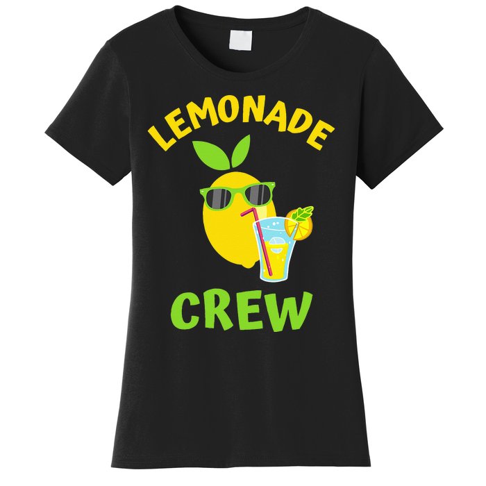 Lemonade Crew Matching Funny Lemon Juice Lover Squeezy Boss Women's T-Shirt