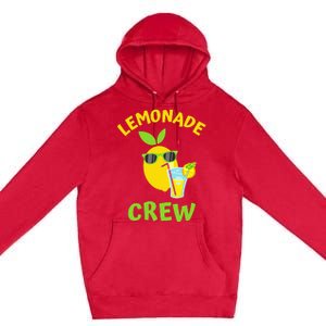 Lemonade Crew Matching Funny Lemon Juice Lover Squeezy Boss Premium Pullover Hoodie