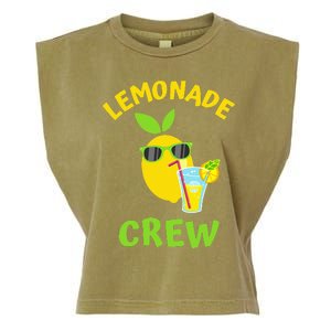 Lemonade Crew Matching Funny Lemon Juice Lover Squeezy Boss Garment-Dyed Women's Muscle Tee