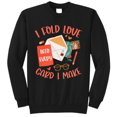 Love Card Making Cute Hobby Crafting Scrapbooking Crafter Sweatshirt