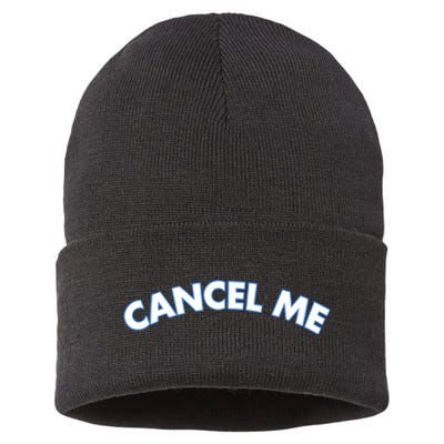 Lilybchapman Cancel Me Sustainable Knit Beanie