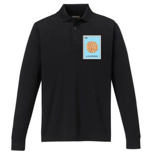 La Concha Mexican Bingo Version Performance Long Sleeve Polo