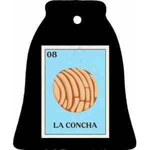 La Concha Mexican Bingo Version Ceramic Bell Ornament