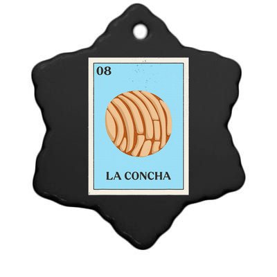 La Concha Mexican Bingo Version Ceramic Star Ornament