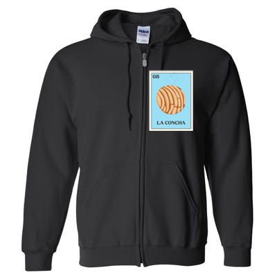 La Concha Mexican Bingo Version Full Zip Hoodie