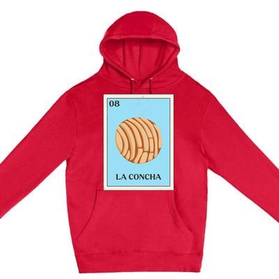 La Concha Mexican Bingo Version Premium Pullover Hoodie