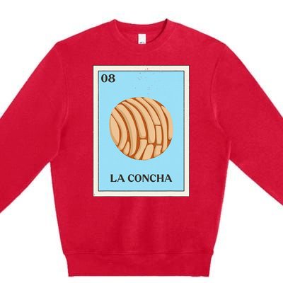 La Concha Mexican Bingo Version Premium Crewneck Sweatshirt