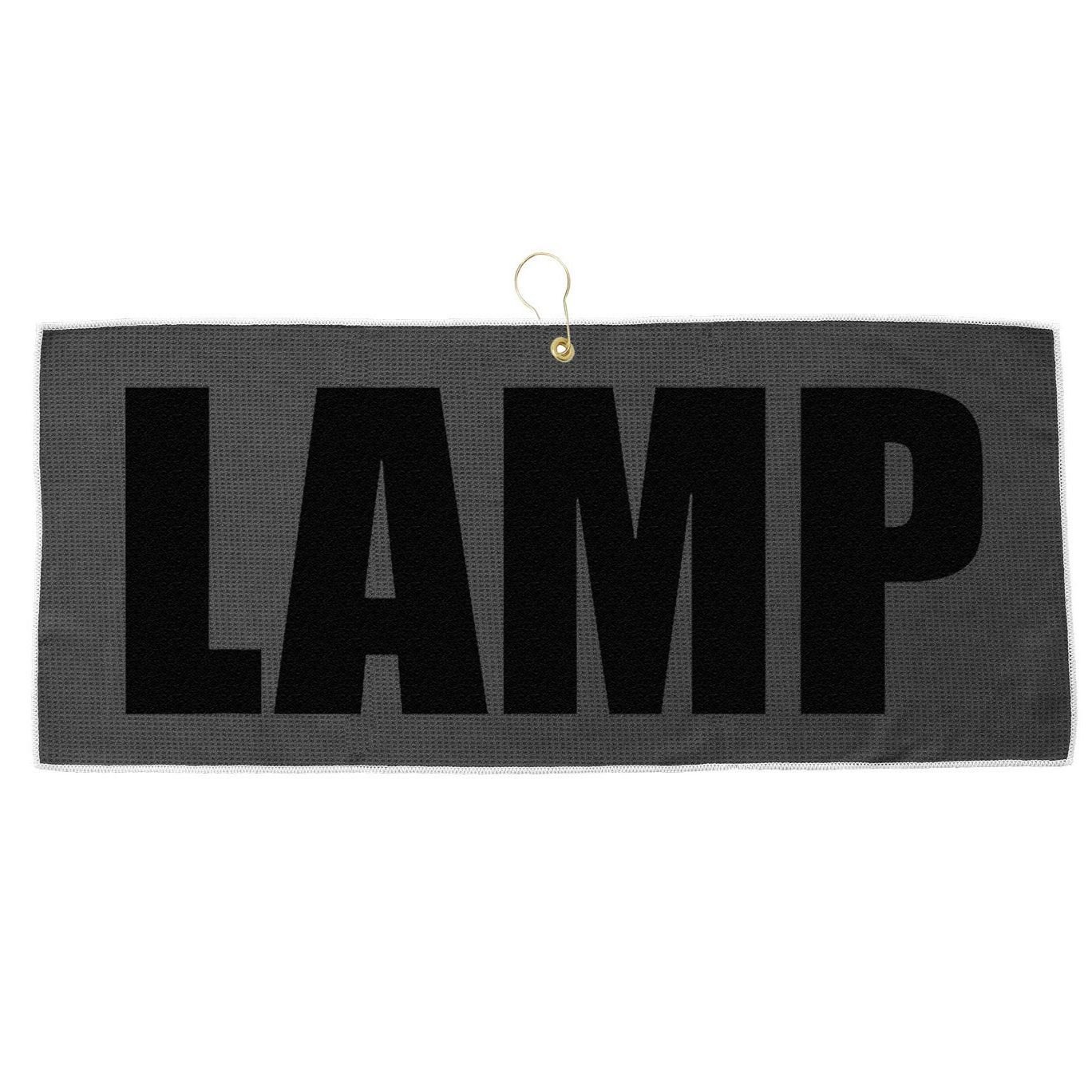 Lamp Costume Moth Meme Couple Fun Halloween Party Large Microfiber Waffle Golf Towel
