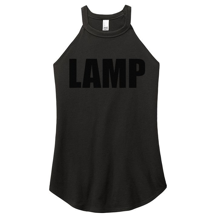 Lamp Costume Moth Meme Couple Fun Halloween Party Women's Perfect Tri Rocker Tank