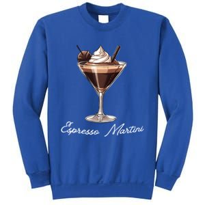 Left Chest Minimal Espresso Martini Social Club Elegance Cool Gift Sweatshirt