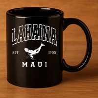 Lahaina Collegiate Maui Hawaii Strong Letterman 11oz C Handle Ceramic Mug