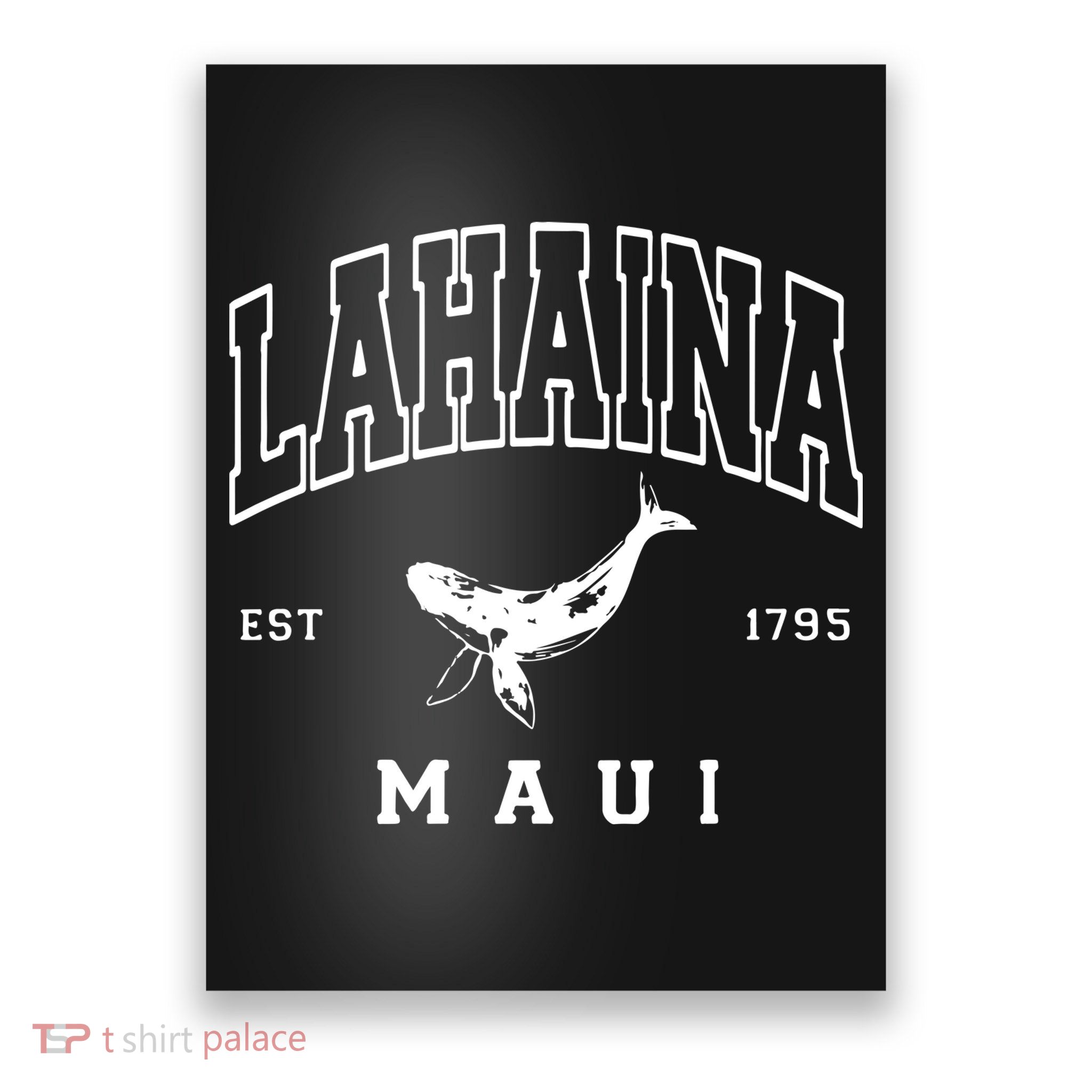 Lahaina Collegiate Maui Hawaii Strong Letterman Poster