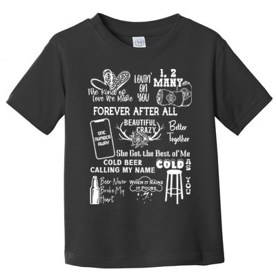 Luke Country Music Cowgirl Toddler T-Shirt