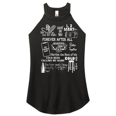 Luke Country Music Cowgirl Women’s Perfect Tri Rocker Tank