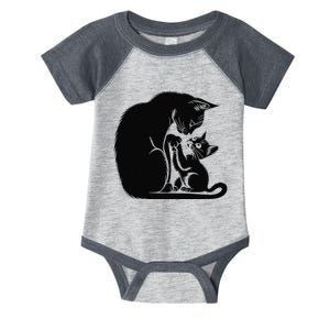 Lovely Cat Mum With Kitten For Cat Lovers Infant Baby Jersey Bodysuit