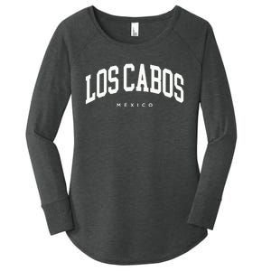 Los Cabos Mexico Vacation Varsity Style Travel Trip Group Women's Perfect Tri Tunic Long Sleeve Shirt