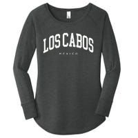 Los Cabos Mexico Vacation Varsity Style Travel Trip Group Women's Perfect Tri Tunic Long Sleeve Shirt