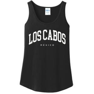 Los Cabos Mexico Vacation Varsity Style Travel Trip Group Ladies Essential Tank