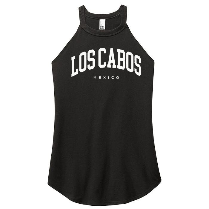 Los Cabos Mexico Vacation Varsity Style Travel Trip Group Women's Perfect Tri Rocker Tank