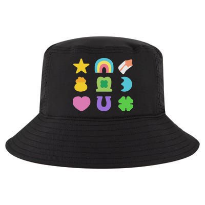 Lucky Cereal Marshmallow Shapes Magically Charms Delicious Cool Comfort Performance Bucket Hat