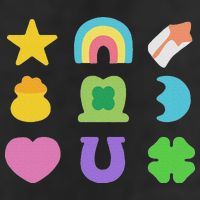 Lucky Cereal Marshmallow Shapes Magically Charms Delicious Cool Comfort Performance Bucket Hat