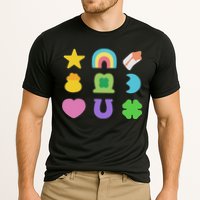 Lucky Cereal Marshmallow Shapes Magically Charms Delicious Cooling Performance Crew T-Shirt