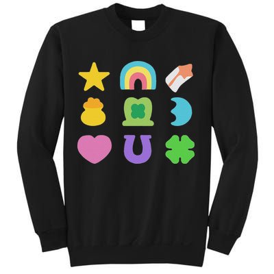 Lucky Cereal Marshmallow Shapes Magically Charms Delicious Sweatshirt