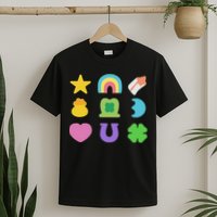 Lucky Cereal Marshmallow Shapes Magically Charms Delicious T-Shirt